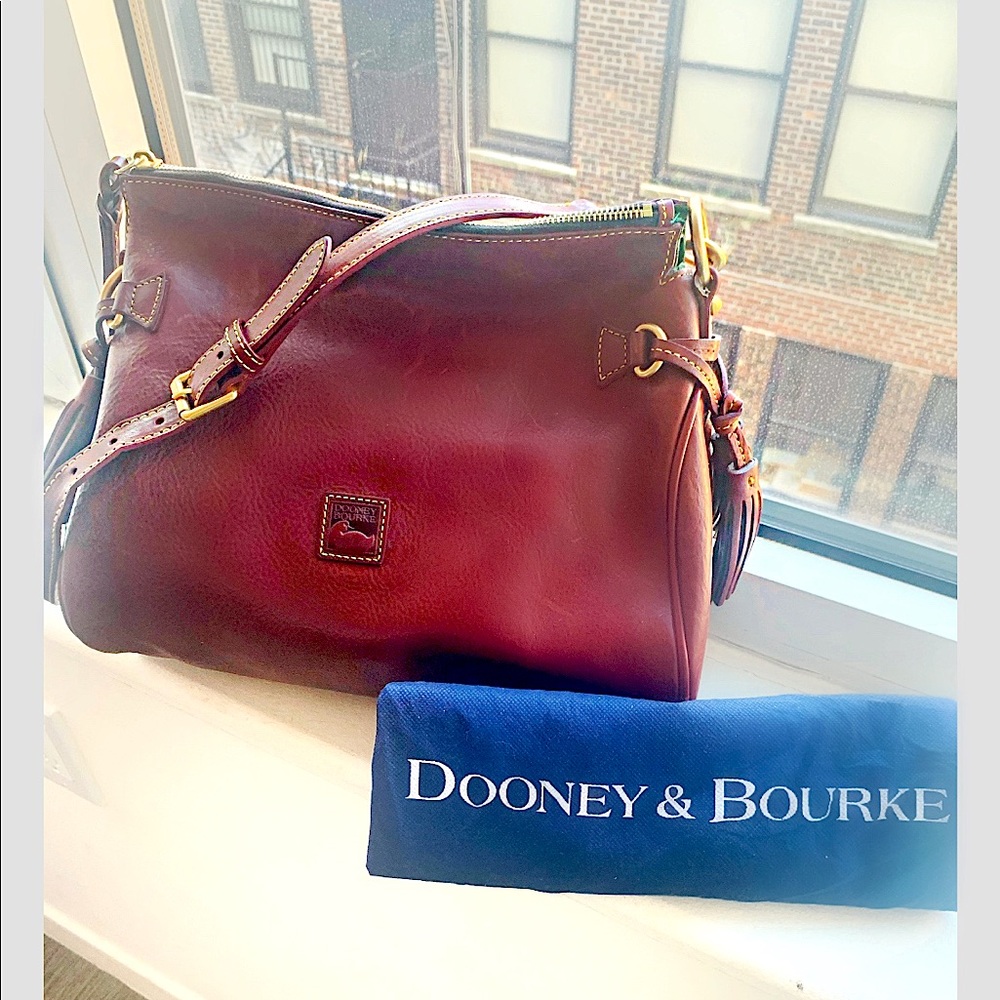 Dooney & Burke Medium Florentine Zip Tassel Bag